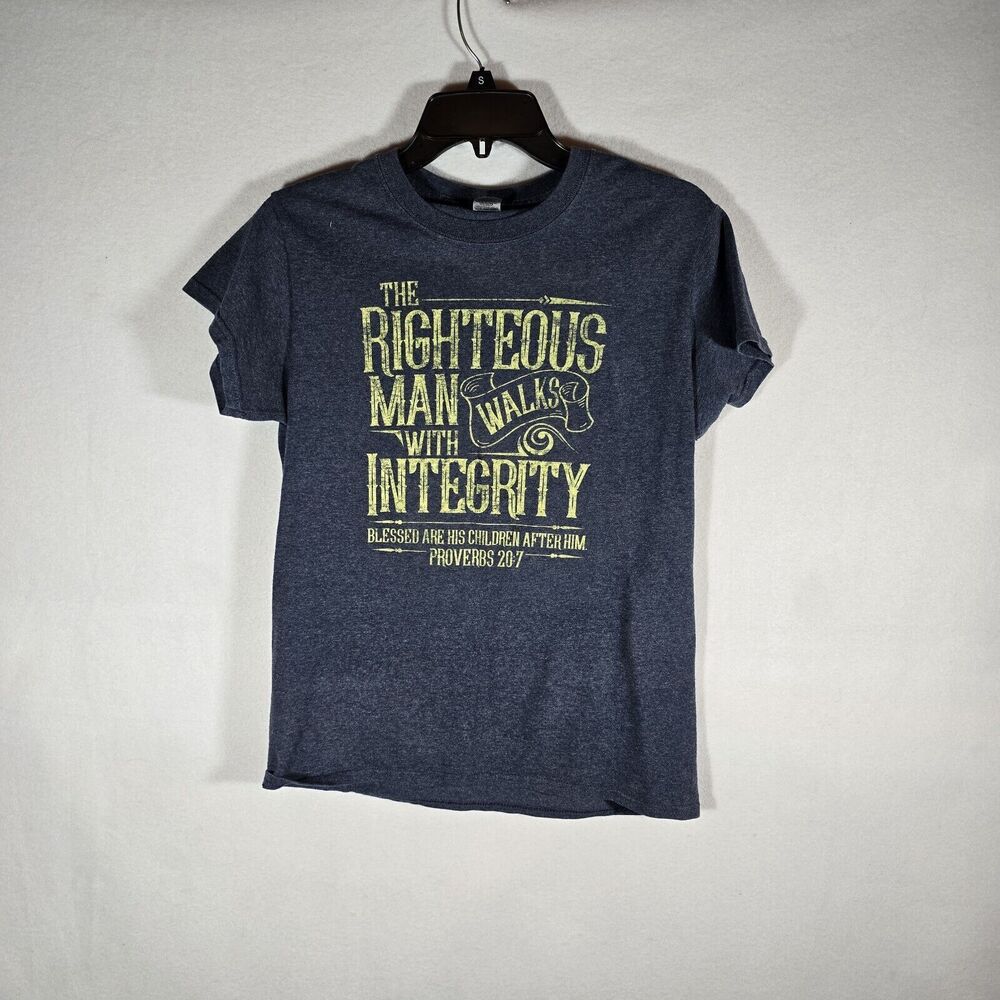 Girls' shirt medium, blue, tee shirt, Christian, kids 100 percent cotton Gildan